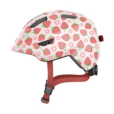 Immagine di Abus, Casco per Bambini ABUS Smiley 3.0 ACE LED da Ciclista Piccoli con Calzata Avvolgente e Spazio una Treccia, Ragazze Ragazzi.