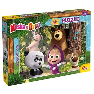 Immagine di Lisciani Giochi Masha Puzzle Plus 24, Diventiamo Amici?!Puzzle per Bambini, Multicolore, 86078