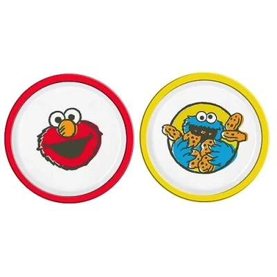Immagine di infinite by GEDA LABELS Set di 2 piatti Sesame Street Vintage Kids PP 21,5 cm