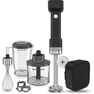 Immagine di Kitchenaid Frullatore Ad Immersione Senza Fili Con Accessori Batteria Go Whirlpool