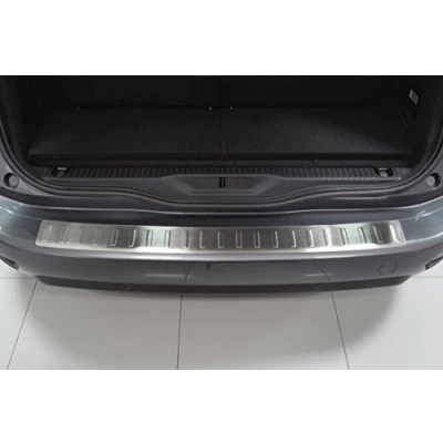 Immagine di Avisa Protezione paraurti Posteriore in Acciaio Inox Compatibile con Citroën C4 Grand Picasso 2013 &amp; Spacetourer 2018 &#039;Ribs&#039;