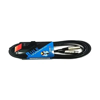 Immagine di Proel BULK250LU3 Cavo audio professionale bilanciato con connessioni Cannon XLR 3P Maschio a connettore 3F Femmina 3 metri Nero