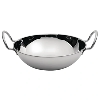 Immagine di Fondo piatto piccola ciotola da portata, in acciaio INOX, 154 mm