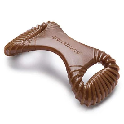 Immagine di Benebone Giocattolo da masticare per cani dentali resistente, masticatori aggressivi, vera arachide, grande, design aggiornato.