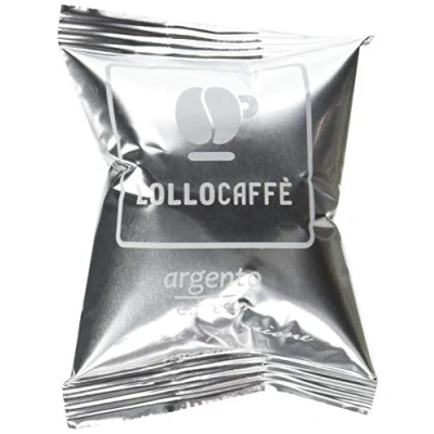 Immagine di 100 Capsule Caffè Argento Comp. Lavazza Espresso Point Lollo