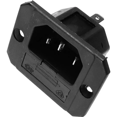 Immagine di Kaiser 750/sw Connettore IEC 750 Spina verticale Tot poli: 2 + PE 6.3 A Nero 1 pz.