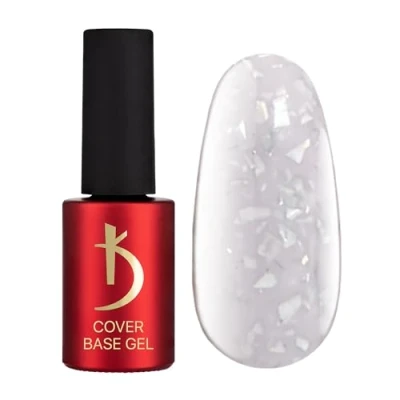 Immagine di Kodi Professional Smalto Semipermanente Latteo Brilliante Fiocchi Camuffato Smalti Semipermanenti per Unghie Gel 7ml Base Cover Milky Flakes Coat