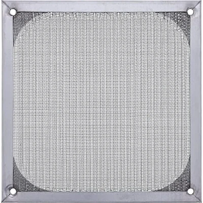 Immagine di InLine 21565 Griglia per Ventola con Filtro in Alluminio, 140 x mm, Nero