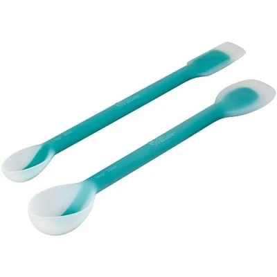 Immagine di Wilton 02 0 0009 Versa Tools Set di spatole per misurare e raschiare, 1 Cubic_Centimeters, Silicone, Blu