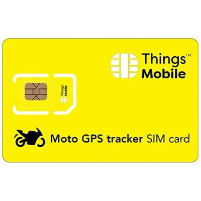 Immagine di SIM Card per MOTO GPS TRACKER Things Mobile con copertura globale e rete multi operatore GSM/2G/3G/4G LTE, senza costi fissi, scadenza tariffe competitive, 10 di credito incluso