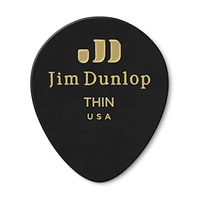 Immagine di 485P 03Th Celluloid Teardrop, Black Thin Player&#039;S Pack/12
