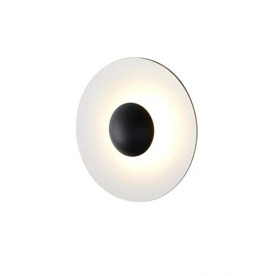 Immagine di MARSET Ginger 32C Applique a LED Ø32cm marrone/bianco