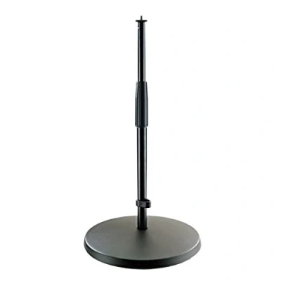 Immagine di K&amp;M 24748 Adattatore di compensazione per treppiede Wind Up 4000 nero in acciaio altezza fino a 20 cm montaggio sulla base del