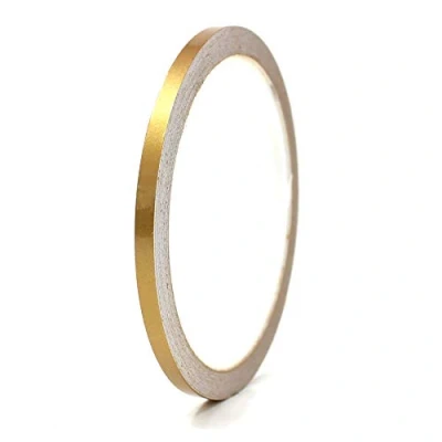 Immagine di 10m Strisce adhesive decorative per auto moto barca e modellismo in vari colori autoadesive Lunghezza (6mm, Oro)
