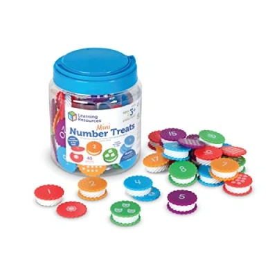 Immagine di Learning Resources Biscottini dei Numeri, Giocattoli per l’apprendimento in età prescolare, Giochi didattici ed educativi, Montessori Bambini, i Primi Anni