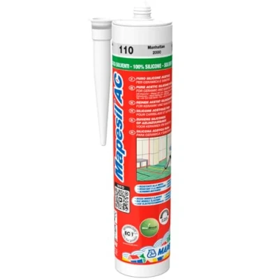 Immagine di Mapesil, sigillante in silicone resistente, non si deforma