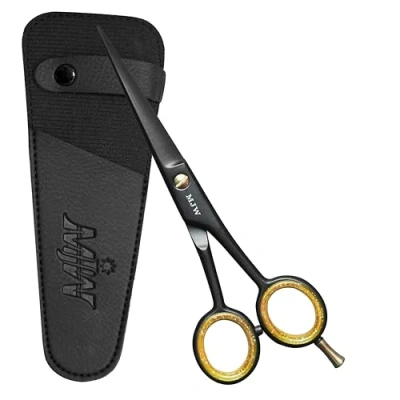 Immagine di MJW Forbici da Parrucchiere Professionali Cesoie barbiere per Taglio Capelli in Acciaio Inossidabile 6,5&quot; Saloni e Casa, Ideali Rifiniturai della Barba Uomini Donne