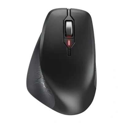 Immagine di CHERRY STREAM Mouse COMFORT, Ergonomico Senza Fili con Poggiapollice Gommato, Particolarmente Adatto ai Destrimani, 2,4 GHz, 6 Pulsanti Silenziosi, Nero