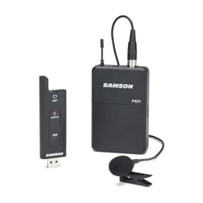 Immagine di Samson XPD2 Presentation Lavalier USB Digital Wireless System 2.4 GHz sistema microfonico completo