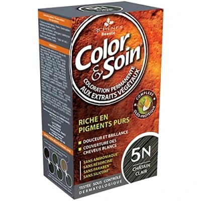 Immagine di 3 chênes color e cura colorazione 5 N Castano Chiaro 135 ml