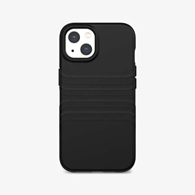 Immagine di tech21 Evo Tactile per iPhone 13 Custodia antiscivolo con ottime connessioni e protezione multi goccia da 4,9 m, colore: Nero