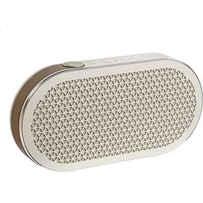 Immagine di DALI Katch G2 Altoparlante Bluetooth Portatile, Senza Fili, Compatto, Da Esterno, 30 Ore di Riproduzione, Con Cappuccio Antipolvere In Tessuto, Livello Pressione 95 dB, Caramel White