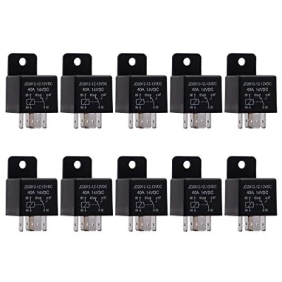 Immagine di Ehdis 10pcs relè Auto 5 Pin 12V 40A SPDT Modello No .: JD2912 1Z 12VDC 14VDC, contattore Interruttore di accensione, rele per Auto, Camion, Barche Marine, lampade, ECC