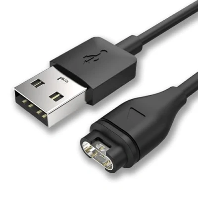 Immagine di Caricatore Compatibile con Gar min Fenix 7 7S 7X, 6 6S 6X Pro, 5 5S 5X Plus, Forerunner 935 945 745 45 45S 245, Approach S10 S40 S60 X10, Vivoactive 3 4 4S,Venu 2 2S Sq,Instinct, D2 Delta PX