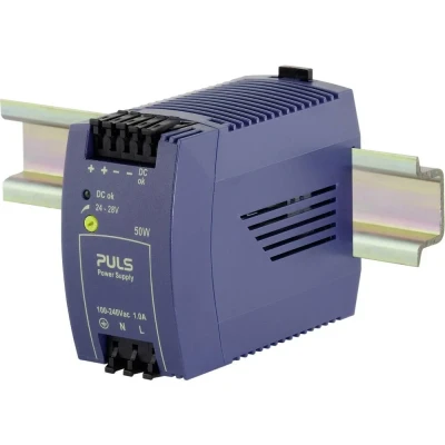 Immagine di PULS MiniLine ML50.100 Alimentatore per guida DIN 24 V/DC 2.1 A 50 W Num. uscite:1 x Contenuto 1 pz.