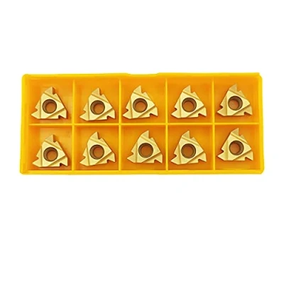 Immagine di 10PCS 16ER AG60 Tornio CNC Indexable Threading Lama di inserto in carburo.