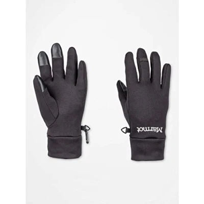 Immagine di Marmot Wm&#039;s Power Stretch Connect Glove Warm and Water Repellent Touchscreen Gloves Donna, Negro, XL