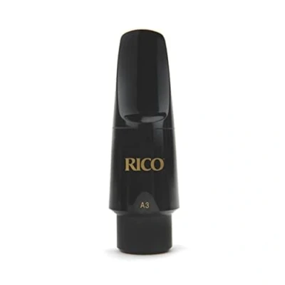 Immagine di D&#039;Addario RRGMPCASXA3 Bocchino Rico in graftonite per sassofono contralto, A3