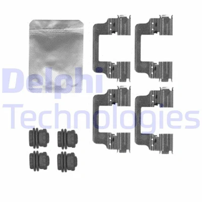 Immagine di DELPHI LX0591 Kit accessori, Pastiglia freno LAND ROVER: Range Rover Sport