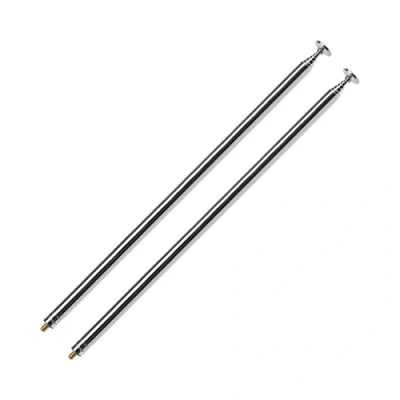 Immagine di OTOTEC 2 Pezzi M3 Filettatura 6 Sezioni Antenna Telescopica Per Radio AM FM TV RC Auto Controller Aereo Telecomando Sostitutivo Accessorio Lunghezza Allungata 820 Mm