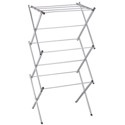 Immagine di Home Vida Asciugatrice/Stendibiancheria a 3 Livelli, Metallo, Argento, H 104 x L 53 P 36 cm Circa