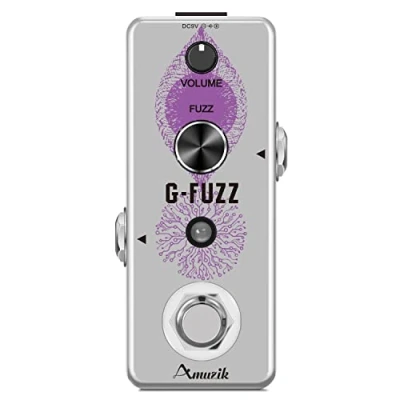 Immagine di Amuzik G Fuzz Vintage Germanium Analog Guitar Effect Pedal True Bypass Metal Shellfor Distortion Effects Mini Size