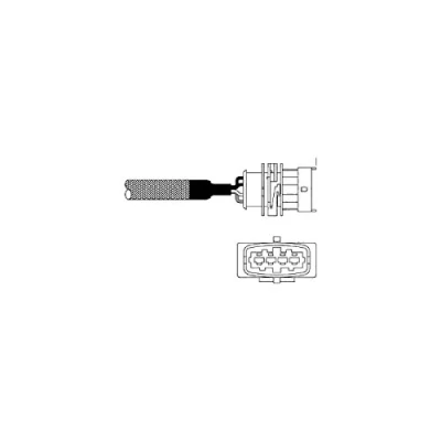 Immagine di DELPHI ES10982 12B1 Sonda lambda a dito, riscaldato OPEL: Corsa B Hatchback, Astra G Caravan