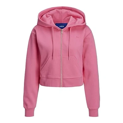 Immagine di JJXX MIT Reissverschluss Jxabbie Felpa con zip, Donna, Taglia: XS, Carmine rose