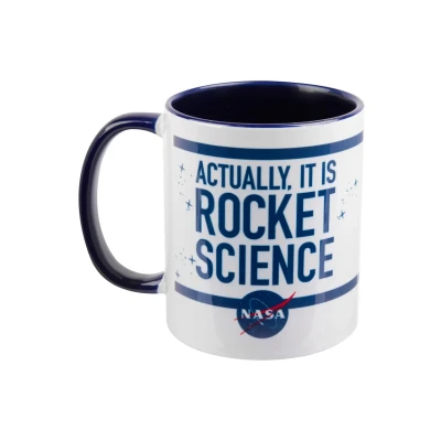 Immagine di NASA Tasserocket Sciencekaffeetasse Becher AUS 320 ML Altri accessori, Taglia: One Size, Blau weiß