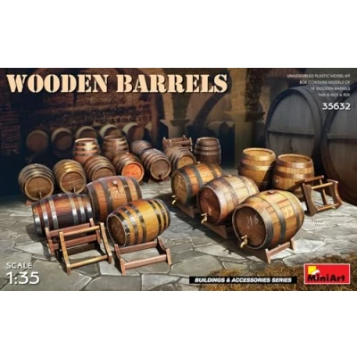 Immagine di Miniart 1:35 Botti in legno, MA35632