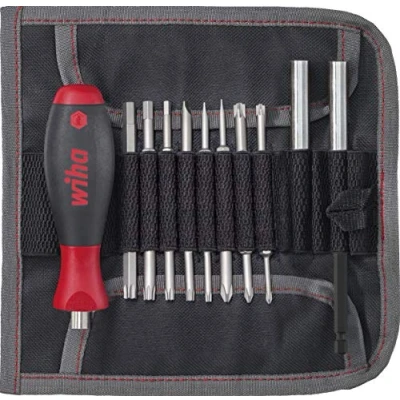 Immagine di Wiha 44576 Kit inserti 20 parti Profilo a T, Croce Pozidriv, Phillips, Taglio, Brugola interna incl. porta