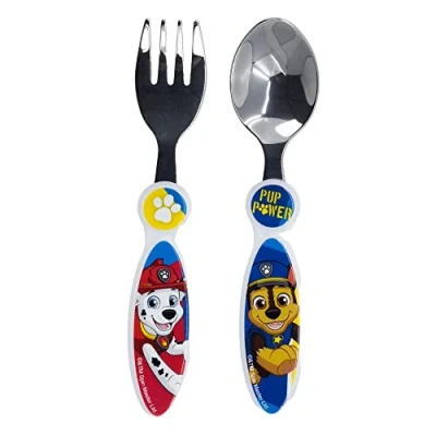 Immagine di SET DI POSATE IN METALLO PAW PATROL PUP POWER Stor