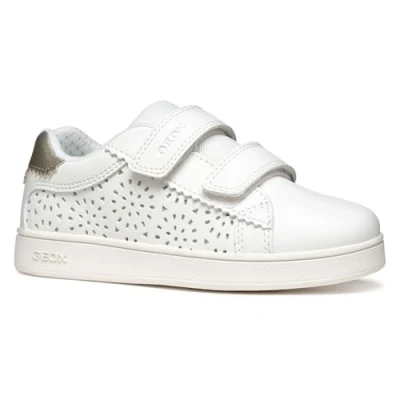 Immagine di Geox J ECLYPER Girl A, Scarpe da Ginnastica, White/Platinum, 30 EU