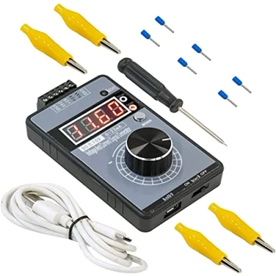 Immagine di Generatore di segnale corrente e tensione DC 0 10V 0/4 20mA per il debug PLC pannello, batteria ricaricabile integrata, USB,interfaccia alimentazione simulatore, servomotore
