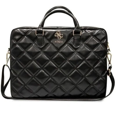 Immagine di CG MOBILE Guess GUCB15ZPSQSSGK Custodia trapuntata, 16&quot;, 4G, colore: Nero, Nero