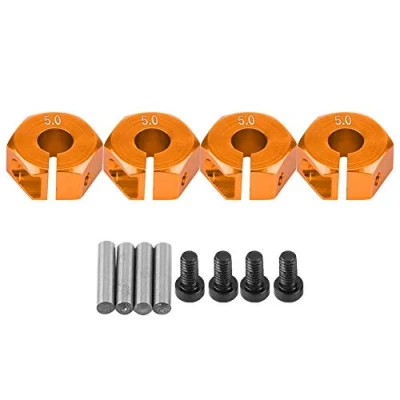 Immagine di Adattatori per mozzi ruota esagonali, 12 mm universale auto HSP Sakura 1/10 Scale RC(5mm, arancione)