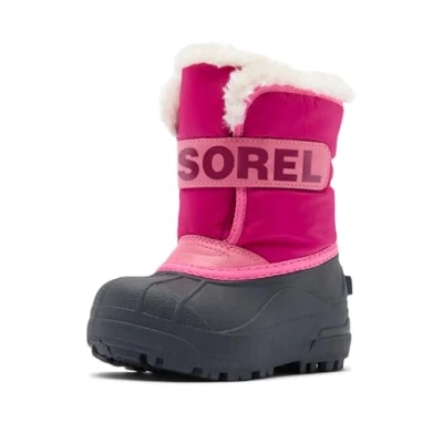 Immagine di Sorel Snow Commander Boot, Stivali Invernali, Unisex Bambini e ragazzi, Tropic Pink/Deep Blush 2024, 25 EU