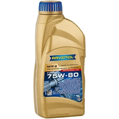 Immagine di RAVENOL MTF 80 API GL4/Gl5 completamente sintetico per ingranaggi 2 SAE 75 W, 1L