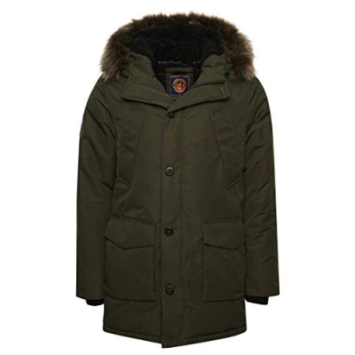 Immagine di Superdry Everest Cappotto invernale, Uomo, Taglia: Small, Army khaki