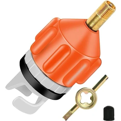 Immagine di YOUNLEN Adattatore SUP,Adattatore Per Kayak,Adattatore Pompa SUP,Valvola SUP,Convertitore Gonfiabile Canoe,Stand Up Paddle Board,Paddle Board,Applicato A Gommoni, Canoe,Kayak
